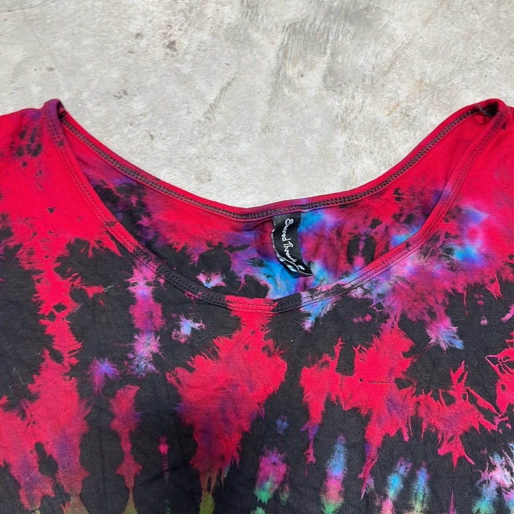 Rayon multi color top /Size‎ 0S / Sacred Threads brand /B-65 - Picture 4 of 8